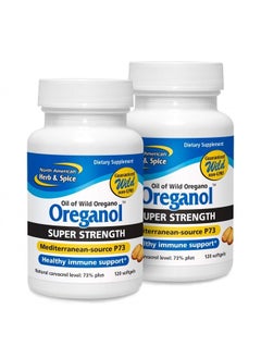 North American Herb & Spice Super Strength Oreganol P73-120 Softgels - Pack of 2 - Immune System Support - 285% More Potent Than Regular Strength - Non-GMO, Vegan Friendly - 240 Total Servings  - Image 1