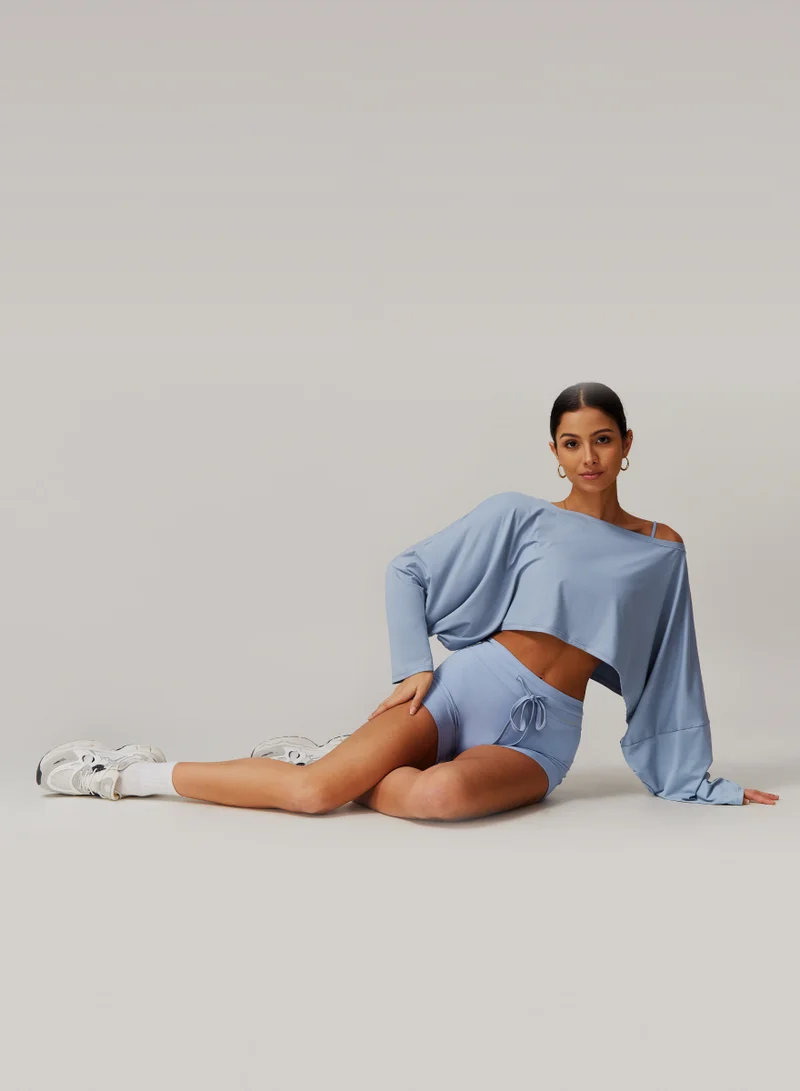 Womens High Waist Workout Sport Yoga Shorts