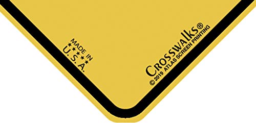 CROSSWALKS Slow Traffic 12" X 12" Aluminum Sign (X133) - Image 3