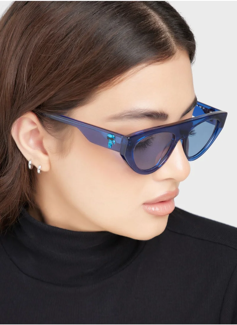 Karl Lagerfeld Cat Eye Shape Sunglasses