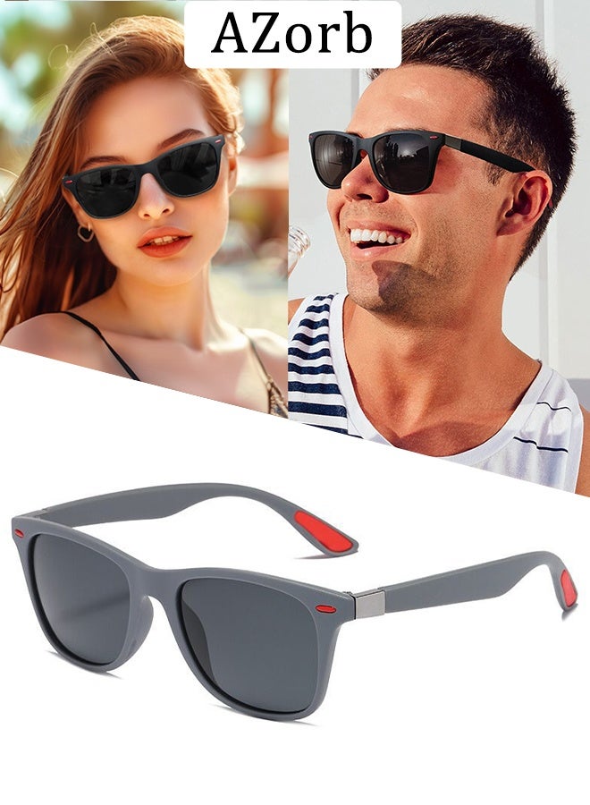AZorb Men's Sunglasses Women Men Classic Design Square Sports Sun Glassess UV400 Protection Eye Glasses Accessories for Driving Travle Shades - Image 1