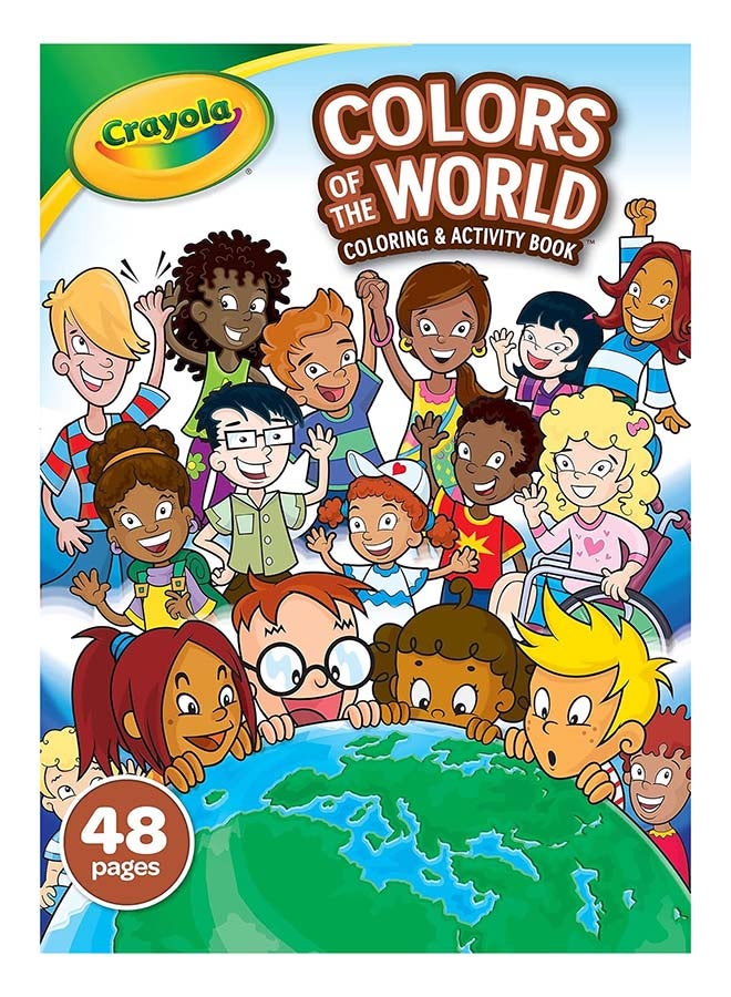 Crayola Colors of the World Coloring Book, 48 Pages - Image 1