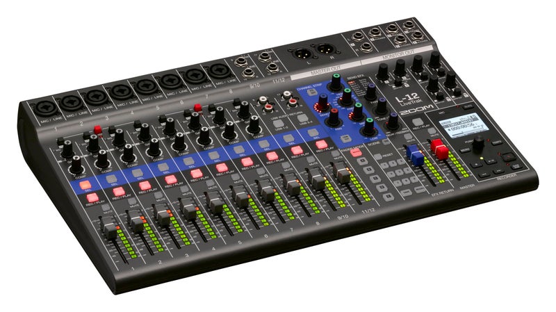 Zoom Livetrak L- 12 Live Sound Mixer With USB Connection, Black - Image 4