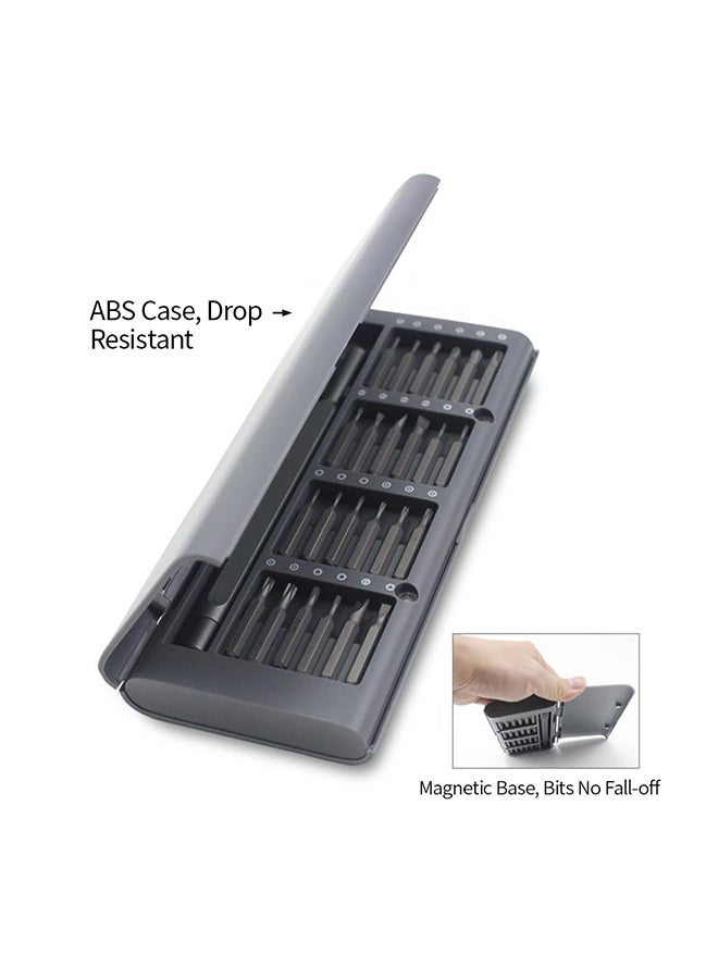 NIBEMINENT 25-Piece Screwdriver Kit Grey 0.184kg - Image 4