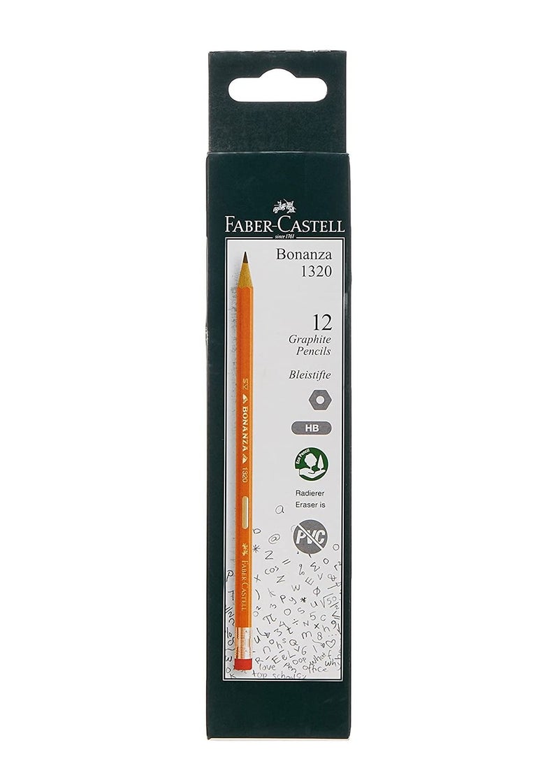 72-Piece Bonanza Graphite HB Pencils