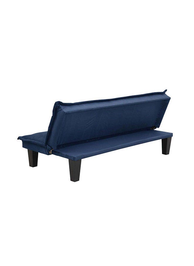 DANUBE HOME Manolo Fabric Sofabed Convertible Sleeping Sofa Bed Living Room Furniture For Home L 165 x W 80 x H 73 cm Blue  - Image 3