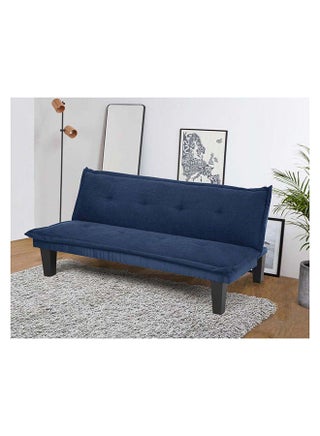 Manolo Fabric Sofabed Convertible Sleeping Sofa Bed Living Room Furniture For Home L 165 x W 80 x H 73 cm Blue - pzsku/Z3BDAB4A050291A2D2627Z/45/_/1687511134/cf37ad2d-062f-458f-86c8-698d21b89278