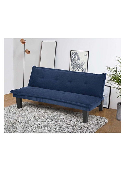 Manolo Fabric Sofabed Convertible Sleeping Sofa Bed Living Room Furniture For Home L 165 x W 80 x H 73 cm Blue