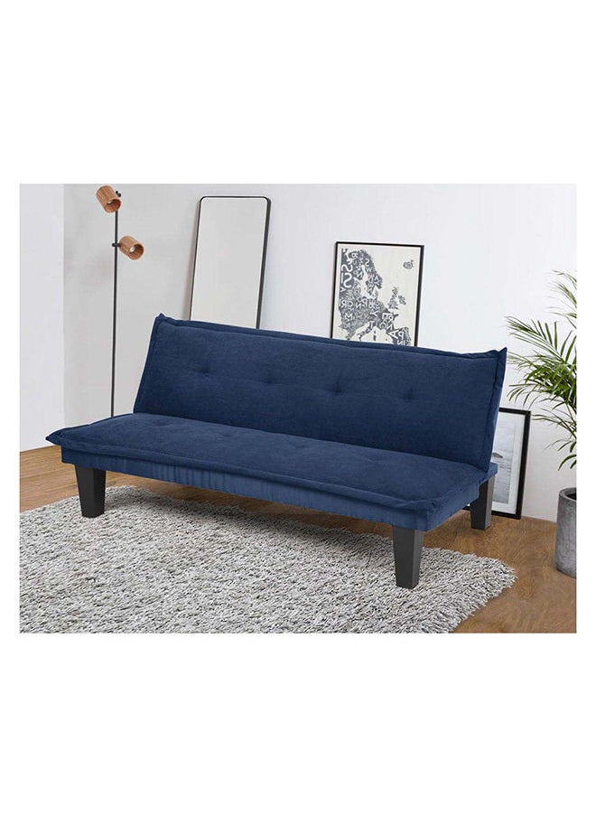 DANUBE HOME Manolo Fabric Sofabed Convertible Sleeping Sofa Bed Living Room Furniture For Home L 165 x W 80 x H 73 cm Blue  - Image 1
