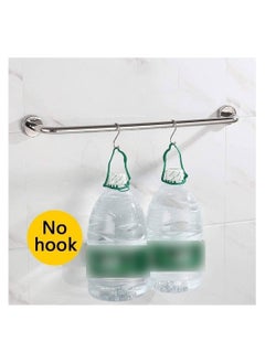 Generic Bathroom shelf Stainless Steel Towel Rack Single Rod  - Image 2