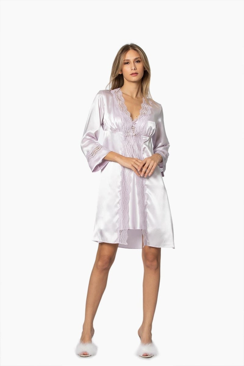 pierre cardin 6010 Women's Satin Six Dowry Set - Viola  - Image 2