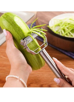 Generic Kitchen Vegetable Peeler Stainless Steel Melon Planer Double-Head Peeler Household Multiple-Function Fruit and Vegetable Peeler  - Image 3