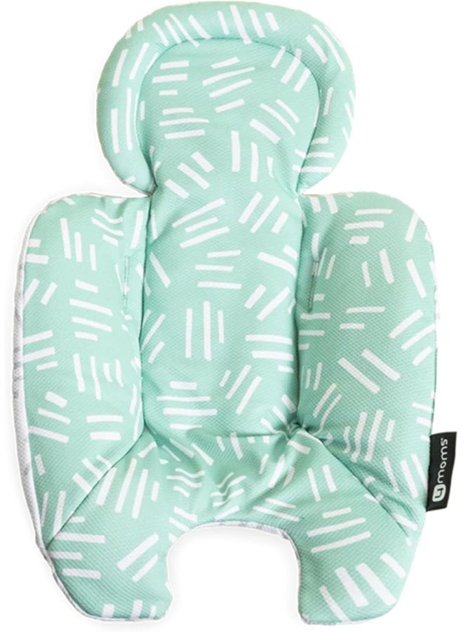 4MOMS Newborn Insert, Baby Insert Compatible with Swing MamaRoo/RockaRoo 2.0 / Connect High Chair, Breathable, Soft and Comfortable Fabric, With Automated Technology, Machine Washable, Mint Mesh - Image 1