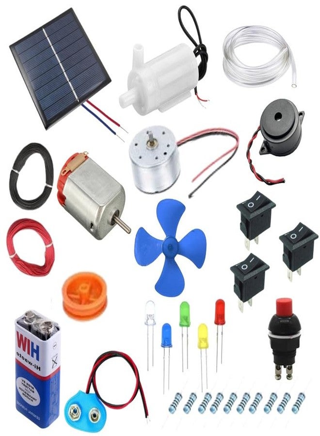 ERH India DC Motor Kit for DIY Projects Educational Science Perfect for Students STEM Robotics Science Experiment Kit - Image 1