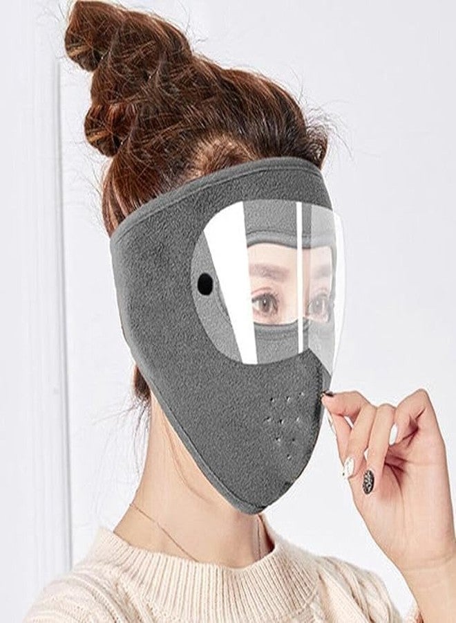 DMAYA Face Mask Windproof and Warm Full Face Mask Anti Fog Removable Eye Protection Screen Winter Keep Warm Cycling Mask Motorcycle Mask for Women and Men - Image 2
