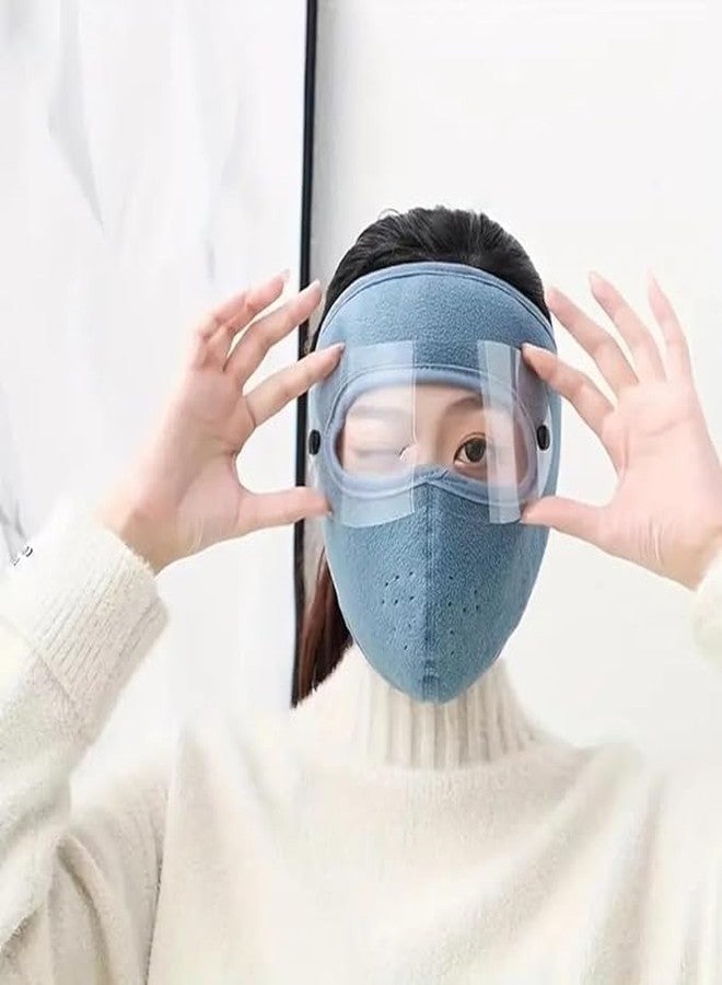 DMAYA Face Mask Windproof and Warm Full Face Mask Anti Fog Removable Eye Protection Screen Winter Keep Warm Cycling Mask Motorcycle Mask for Women and Men - Image 4