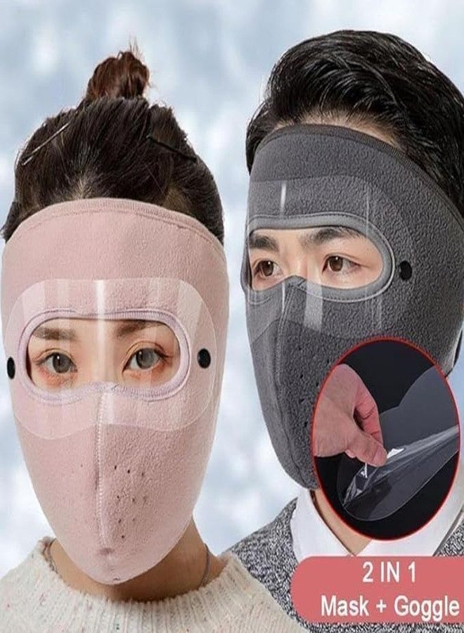DMAYA Face Mask Windproof and Warm Full Face Mask Anti Fog Removable Eye Protection Screen Winter Keep Warm Cycling Mask Motorcycle Mask for Women and Men - Image 5