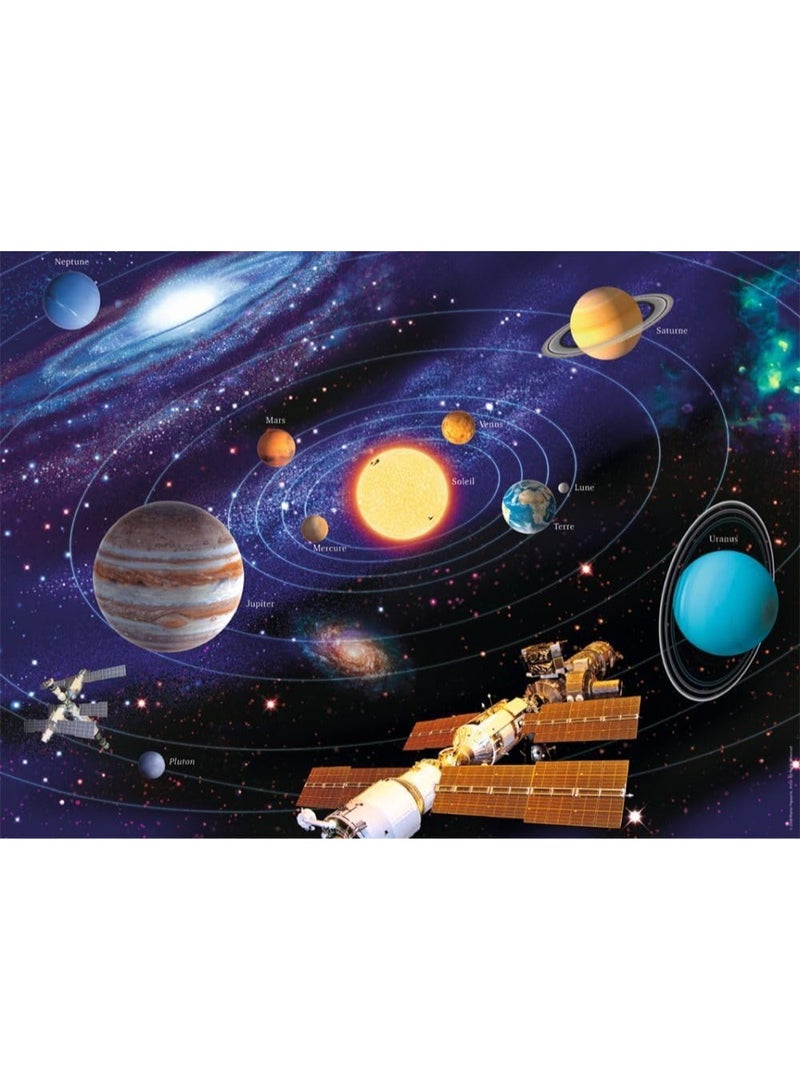 Ravensburger بازل نظام الشمسية من رافنسبورجر - بازل مكون من 500 قطعة للبالغين والأطفال مع رسم توضيحي مفصل لنظام الشمس، جودة ممتازة مع قطع تتناسب بشكل مثالي للمتعة التعليمية في الفضاء | 12000202-4 - Image 2