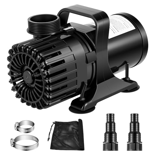 VIVOSUN 1800 GPH Submersible Water Pump with Barrier Bag, 100W Pond Pump with 14FT. Lift Height, Ultra Quiet Aquarium Pump for Pond, Waterfall, Fish Tank, Statuary, Hydroponic - Image 1