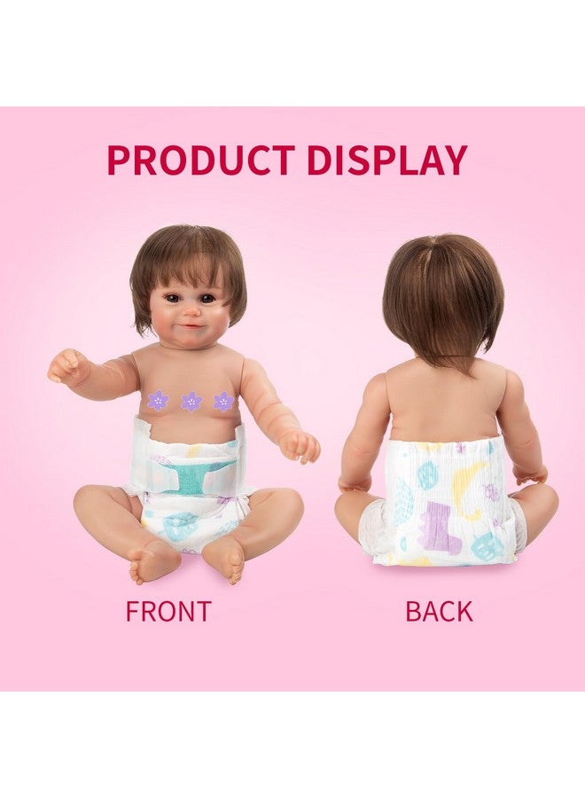 Pedolltree 6-Piece Pack Reborn Baby Dolls Diapers For 17-22 Inch Reborn Doll Newborn - Image 3