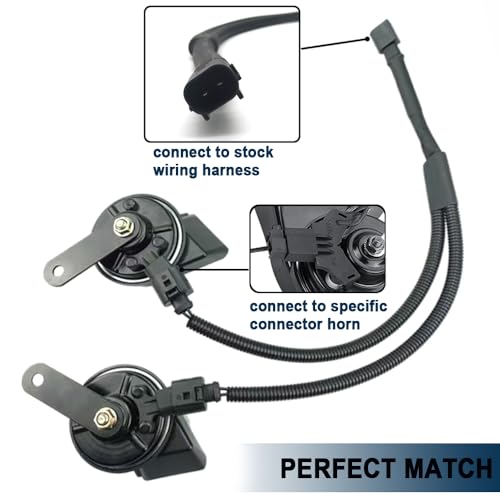 FQMY Car Horn Compatible with Honda Civic/CRV(After 2017), 1 to 2 Connector Converter Wiring Harness, Horn Splitter Adapter Plug and Play Single to Dual Horns Type-Y - Image 5