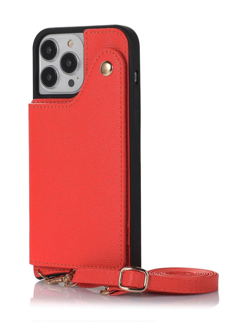 Suteni Back Cover Leather Protective Mirror Inside Mobile Phone Case for iPhone - Image 1