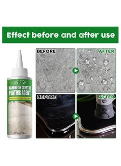 JUE-FISH Stone Crystal Plating Agent, Marble Nano Crystal-Plating Agent, Nano Crystal Coating Agent for Tile and Furniture, for Everyday Floor Cleaning Kitchen Cleaning Supplies  - Image 5