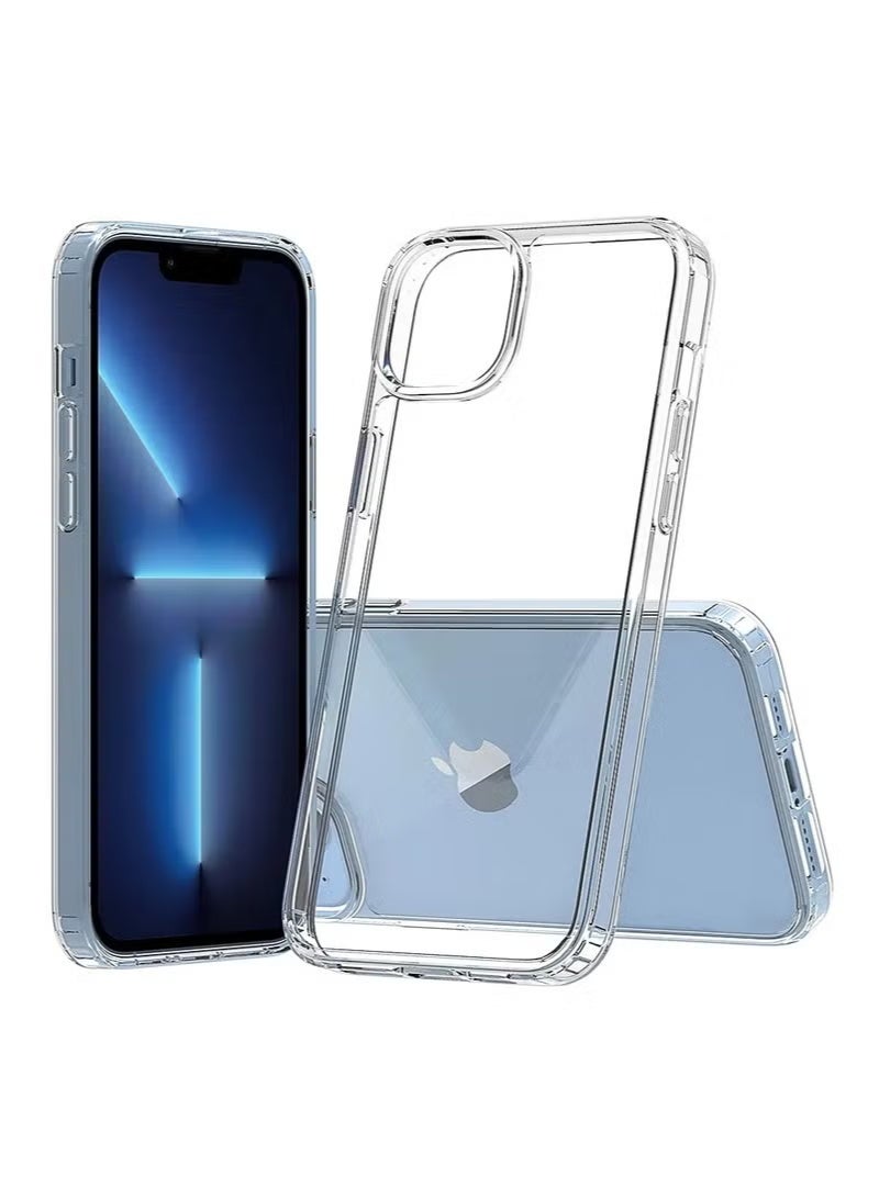 ZAFRA iPhone 14 Plus / iPhone 15 Plus Case Crystal Clear Phone Case with Four Corner Anti-Fall Airbags  4 plus / 15 plus Case Delay Yellowing Anti Scratch And Fingerprint iPhone 14 plus / iPhone 15 plus Cover Ultra Slim Extra Raised Edge - Image 1
