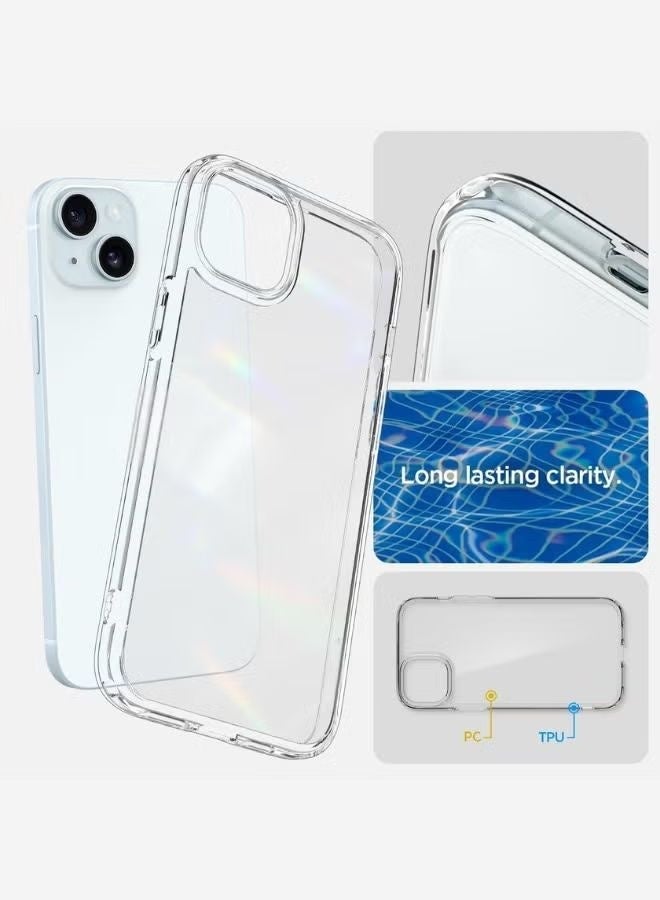 ZAFRA iPhone 14 Plus / iPhone 15 Plus Case Crystal Clear Phone Case with Four Corner Anti-Fall Airbags  4 plus / 15 plus Case Delay Yellowing Anti Scratch And Fingerprint iPhone 14 plus / iPhone 15 plus Cover Ultra Slim Extra Raised Edge - Image 4