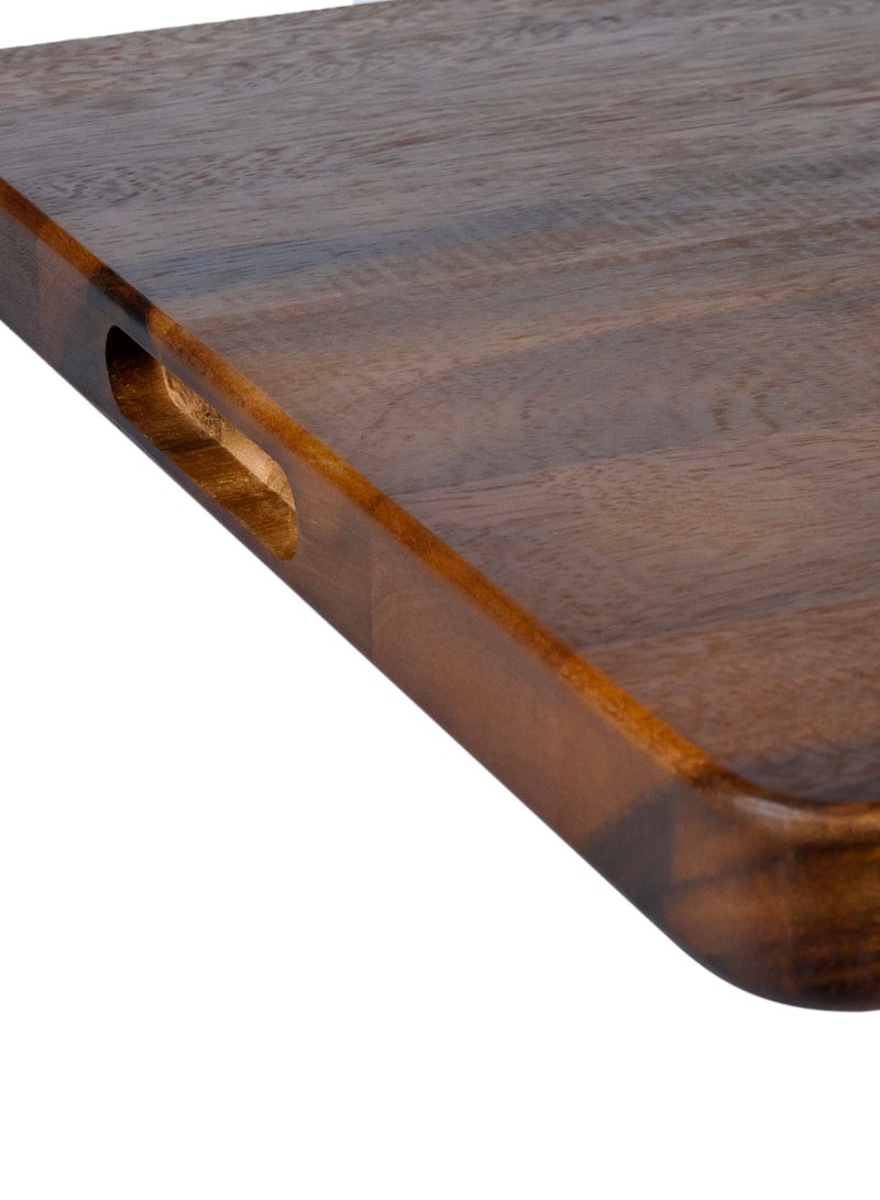 Billi HORECA Large Serving Board 24'' Premium Wooden Serving Tray for Restaurants, Cafes, and Homes Appetizer Platter Durable Hardwood Cutting and Serving Board – 45.7 x 61 x 3.5 cm - Image 2