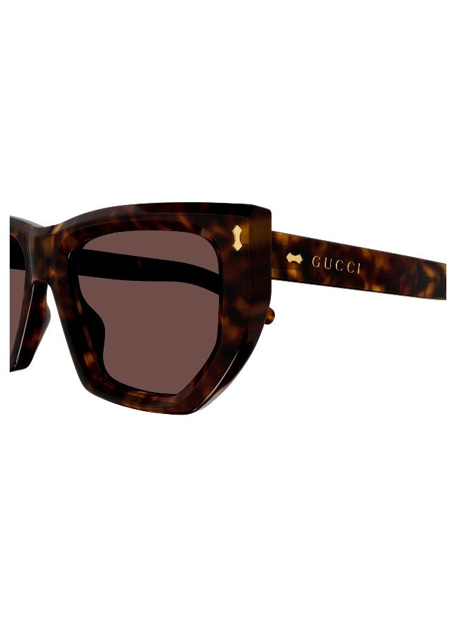 GUCCI GG1520S 002 Women's Full Rim Cat Eye Sunglasses - Image 3