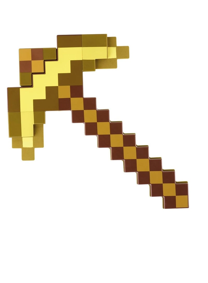 Gold Minecraft Sword, Official Minecraft Costume Accessory for Kids, Single Size Video Game Costume Prop - Image 2
