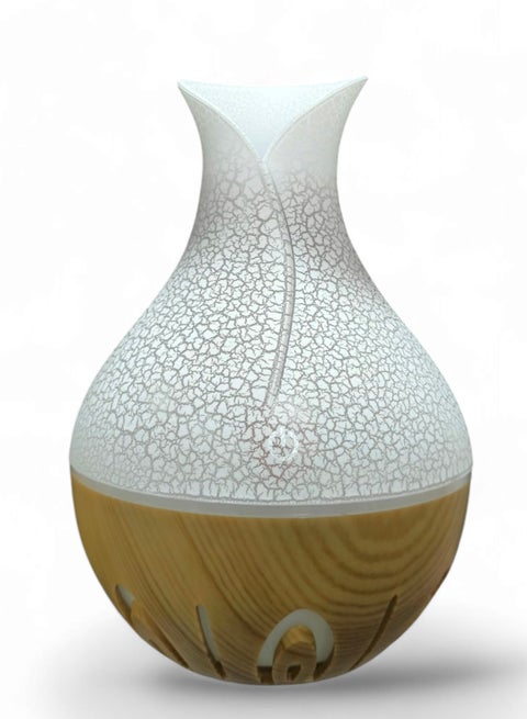 مرطب هواء بالموجات فوق الصوتية، موزع زيوت عطرية USB لتنقية الهواء للسيارة والعائلة والمكتب والمنزل وغرفة النوم وغرفة المعيشة والدراسة واليوغا والسبا (ابيض تاتش غامق، 200 مل)