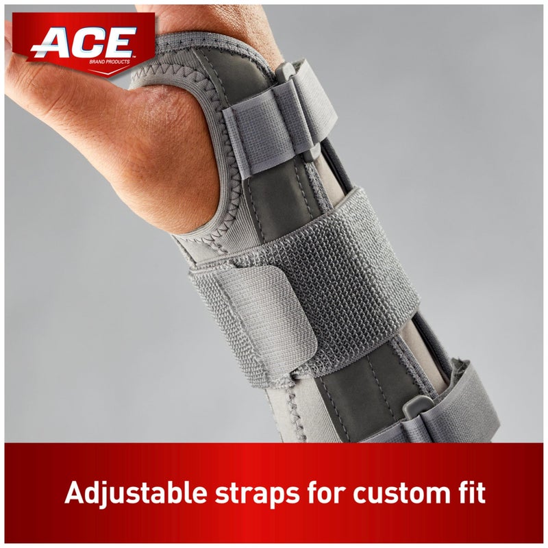 ACE Brand Carpal Tunnel Wrist Stabilizer, Wrist Support for Carpal Tunnel, Adjustable Wrist Brace with Memory Foam Palm, One Size Fits Most - Image 2