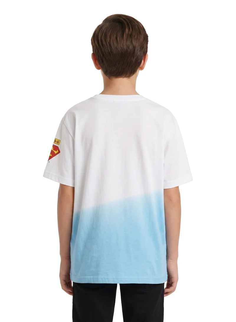 Warner Bros. Warner Bros. DC Comics Superman Teen Boys Oversized Graphic T-Shirt – Casual Relaxed Fit Tee