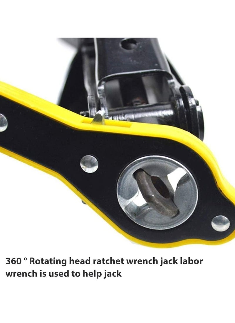 Oasisgalore Universal Jack Wrench Universal Car Jack Ratchet Wrench, Scissor Jack Lift Speed Handle Tool  - Image 4