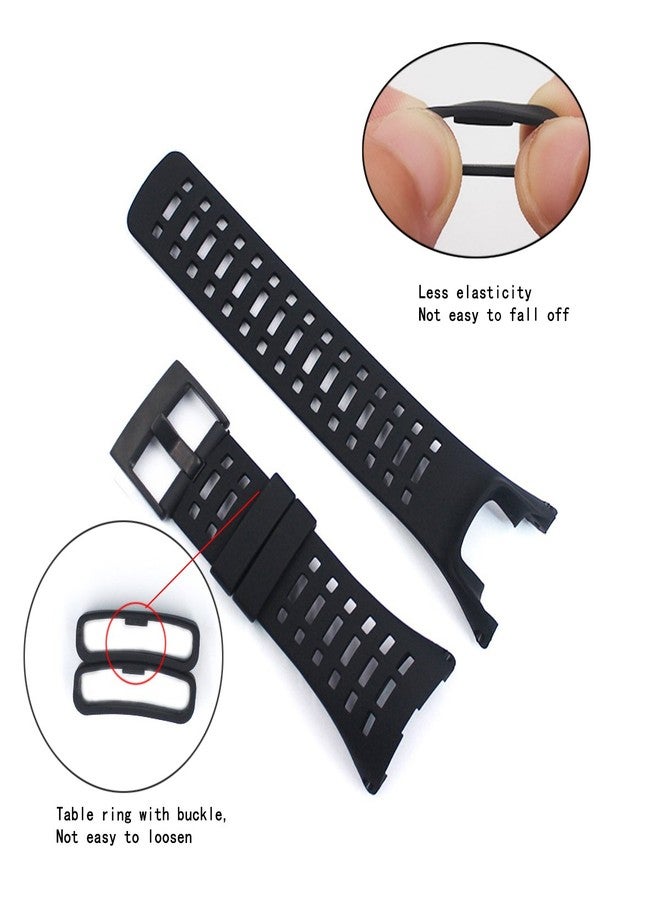 Picowe Watch Band Strap, Soft Rubber Watchbands Replacement Kits, Adjustable Size Watch Accessories Compatible with Suunto Ambit 1/2/2S/2R/3Sport/3Run/3PEAK - Image 3