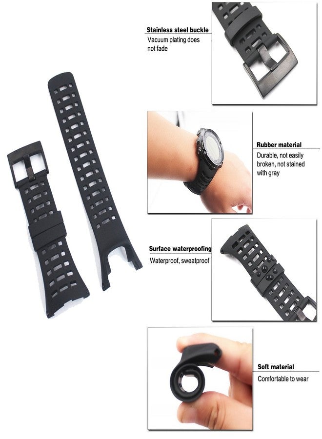 Picowe Watch Band Strap, Soft Rubber Watchbands Replacement Kits, Adjustable Size Watch Accessories Compatible with Suunto Ambit 1/2/2S/2R/3Sport/3Run/3PEAK - Image 4