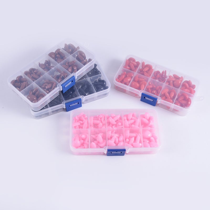 Craft Toy Accessories Doll Toy Doll Teddy Bear Eyes Nose Boxed Triangular Light Nose Diy Accessories - Image 3