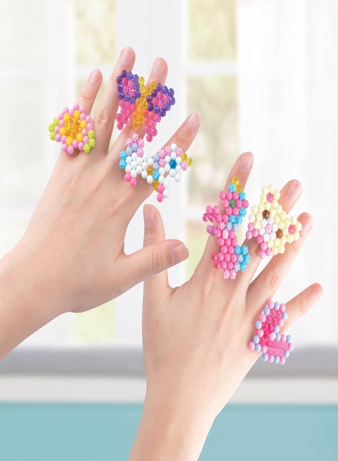 Aquabeads Design & Style Rings Complete Arts & Crafts Bead Kit for Children - Create 10 Unique Wearable Rings - Image 4