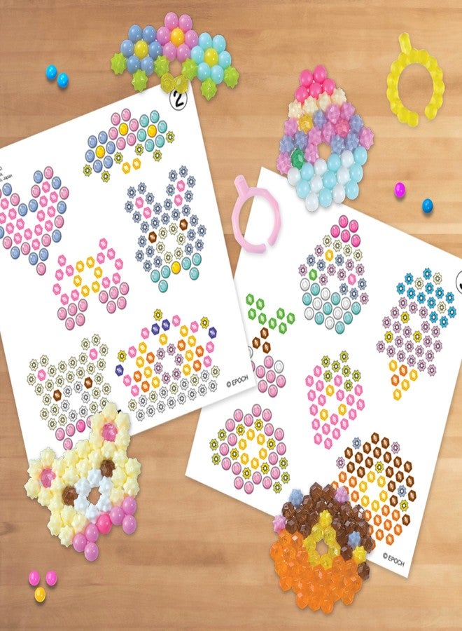 Aquabeads Design & Style Rings Complete Arts & Crafts Bead Kit for Children - Create 10 Unique Wearable Rings - Image 2
