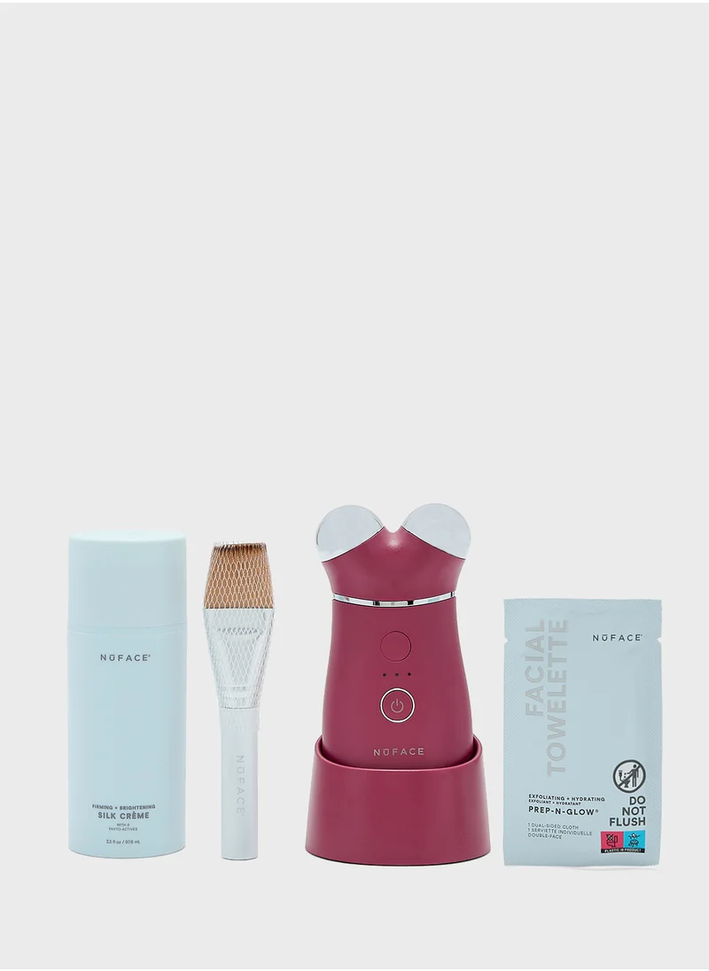 Nuface Trinity+​ Smart Advanced Facial Toning Device (Velvet Rose)