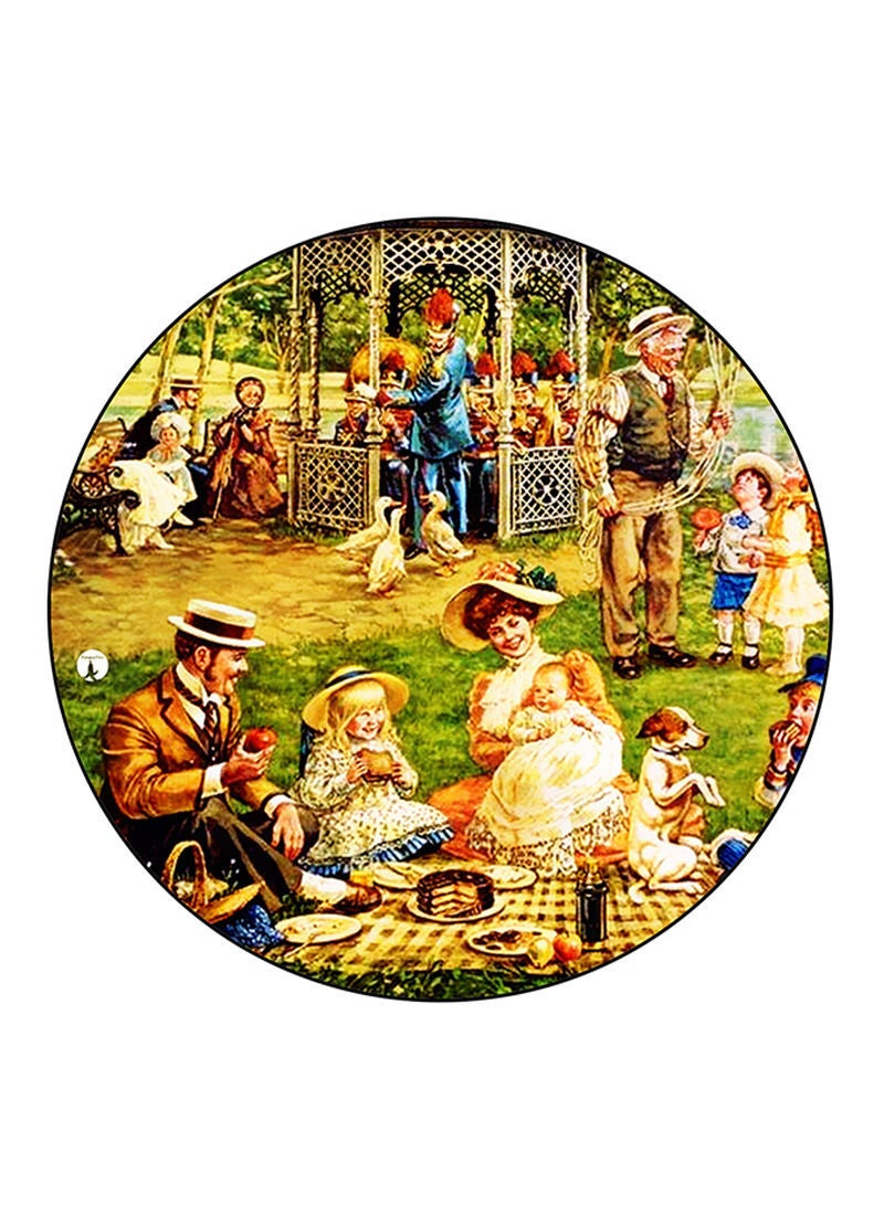 RKN Vintage Art Printed Fridge Magnet  Multicolour - Image 1