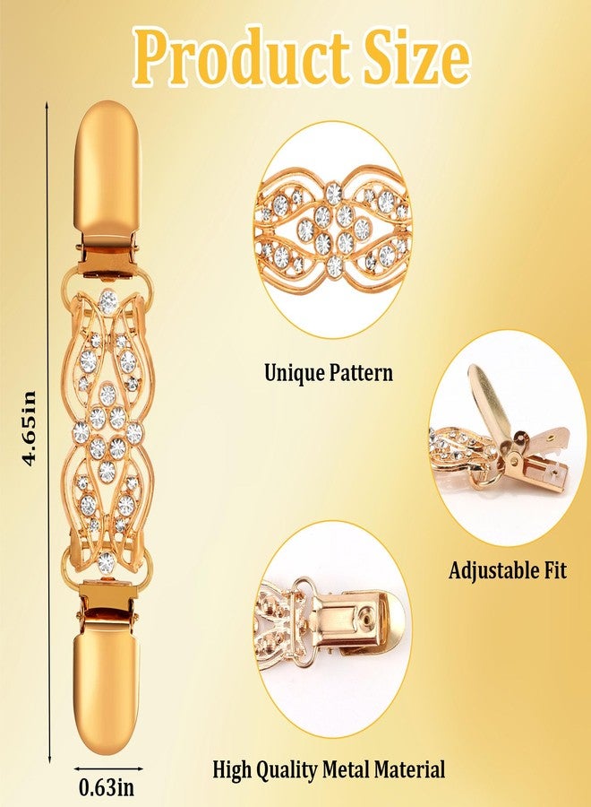 CUBACO 6PCS Cinch Clip Brooches and Pins for Women,Vintage Sweater Clips Dress Clips Shirt Cinch Clip Tighten Clothing Pins - Image 4