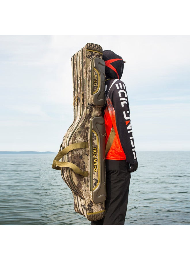 Grsaed Fishing Rod Bag, Thickened Tackle Bag, Double-layer Large Belly Bag, 1.25-meter Rod Bag, Multifunctional Storage Bag, Hand Rod Bag, Platform Fishing Rod Bag, Waterproof Bag, Sea Rod Fishing Bag, Xuanlin - Image 5