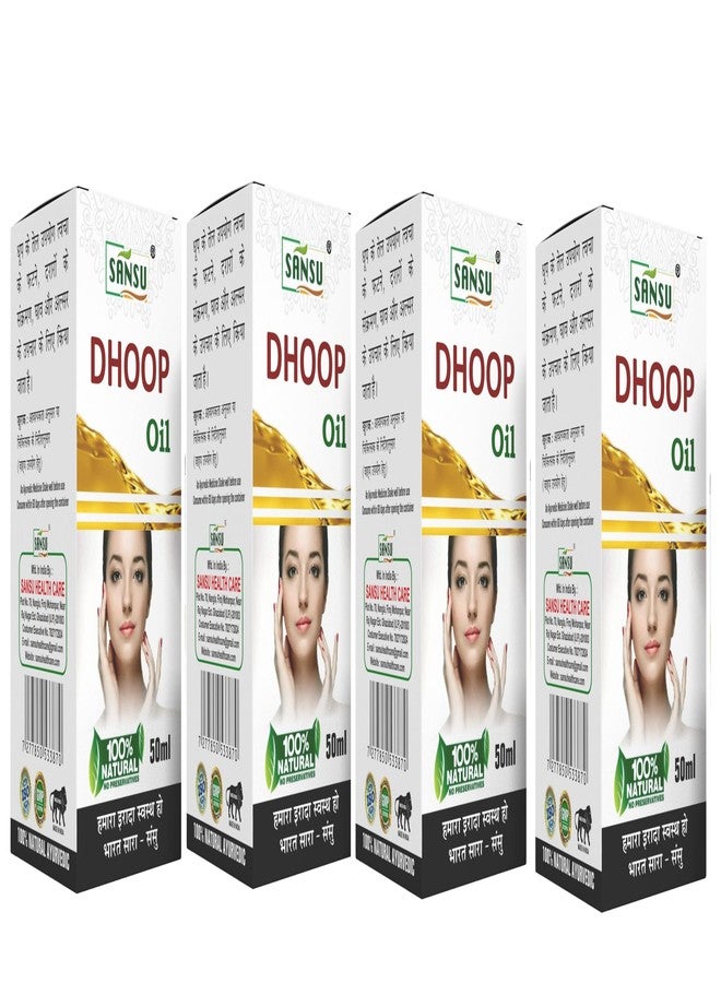 SANSU Dhoop OIl for Skin Treatment oil 50ml (Pack of 4) - Image 2