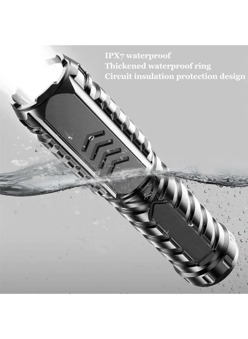 Cobest Flashlights, 2 Pcs Mini Special Forces Strong Light Flashlight, Multifunctional Rechargeable Flashlight, Super Bright Flashlight, Best Camping, Outdoor, Emergency, Everyday Carry - Image 2