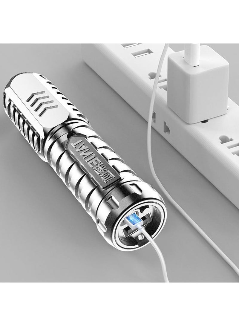 Cobest Flashlights, 2 Pcs Mini Special Forces Strong Light Flashlight, Multifunctional Rechargeable Flashlight, Super Bright Flashlight, Best Camping, Outdoor, Emergency, Everyday Carry - Image 3