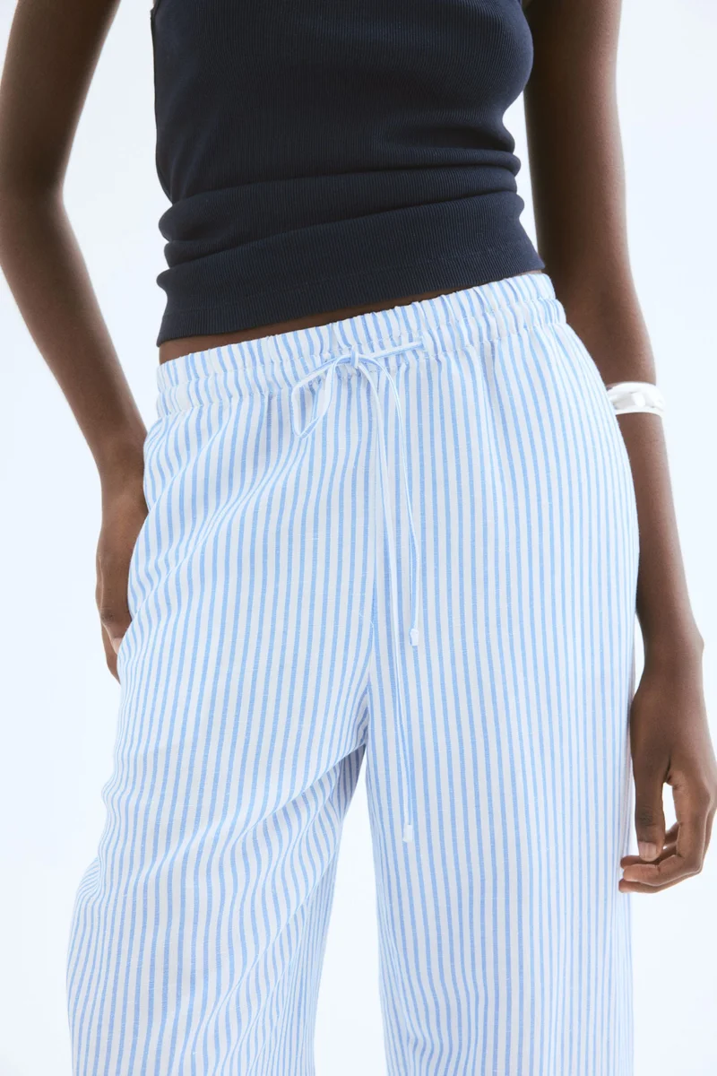 H&M Linen-blend trousers