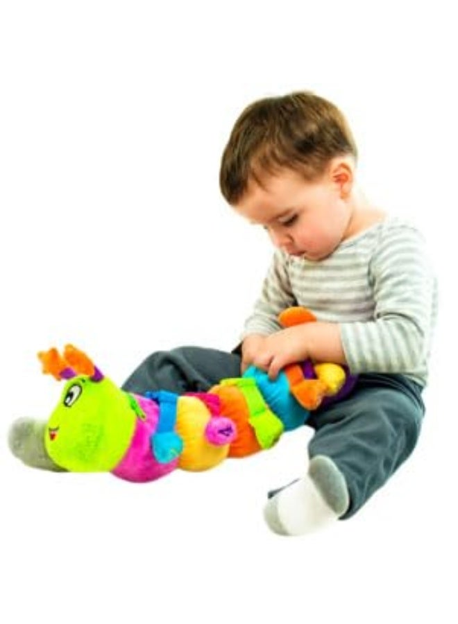 Buckle Toys Buckle Toys  Bentley Caterpillar  Travel with Toddler Must Have Activity Toy  Fine Motor Skill Development  Counting and Color Recognition Stuffed Animal  - Image 3